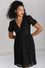 Hell Bunny Mortem Mini Dress in Stretchy Black Lace