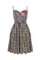 Hell Bunny Fruitylou Knee Dress Gingham with Fruit Print