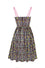 Hell Bunny Fruitylou Knee Dress Gingham with Fruit Print
