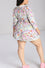 Hell Bunny Happy Daze Mini Dress with Peter Pan Collar and Psychedelic Print