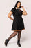 Hell Bunny Jack-O-Lantern Mini Dress Pumpkin Polo Style Halloween