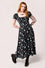 Hell Bunny Amanita Maxi Dress Mushroom Woodland Cottagecore Design