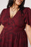 Hell Bunny Venom Midi Dress in Burgundy -  PRE-ORDER estimated dispatch 14 August 2026