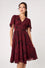 Hell Bunny Venom Midi Dress in Burgundy -  PRE-ORDER estimated dispatch 14 August 2026