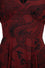 Hell Bunny Venom Midi Dress in Burgundy -  PRE-ORDER estimated dispatch 14 August 2026
