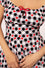 Hell Bunny Leonie Midi Dress Black and White Gingham with Red Hearts