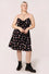 Hell Bunny Kocho Knee Dress Trippy Butterfly Print