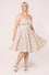 Hell Bunny Suzon Knee Dress Rainbow Gingham Plaid Check