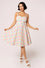 Hell Bunny Suzon Knee Dress Rainbow Gingham Plaid Check
