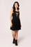 Hell Bunny Metamorphosis Mini Dress Moth Embroidery and Lacing