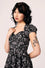 Hell Bunny Mischief Midi Dress with Halloween Print