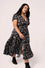Hell Bunny Anatomy Midi Dress with Bone Print