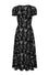 Hell Bunny Anatomy Midi Dress with Bone Print