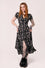 Hell Bunny Anatomy Midi Dress with Bone Print