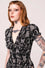 Hell Bunny Anatomy Midi Dress with Bone Print