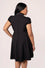 Hell Bunny Drusilla Dress with Bat Wing Collar Halloween