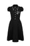 Hell Bunny Drusilla Dress with Bat Wing Collar Halloween