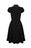 Hell Bunny Drusilla Dress with Bat Wing Collar Halloween