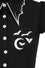 Hell Bunny Drusilla Dress with Bat Wing Collar Halloween