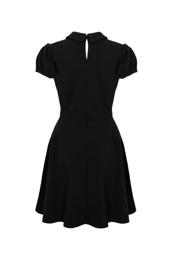 Hell Bunny Skeleton Girl Dress with Printed and Embroidered Details Halloween