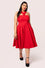 Hell Bunny Gina Dress in Red Glamourpuss - Pre-order Estimated dispatch 29 August 2025