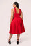 Hell Bunny Gina Dress in Red Glamourpuss - Pre-order Estimated dispatch 29 August 2025