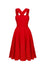 Hell Bunny Gina Dress in Red Glamourpuss - Pre-order Estimated dispatch 29 August 2025