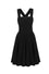 Hell Bunny Patti Plain Pinafore in Black Wardrobe Staple - Pre-order Estimated dispatch 29 August 2025