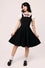 Hell Bunny Patti Plain Pinafore in Black Wardrobe Staple - Pre-order Estimated dispatch 29 August 2025