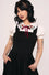 Hell Bunny Patti Plain Pinafore in Black Wardrobe Staple - Pre-order Estimated dispatch 29 August 2025