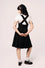 Hell Bunny Patti Plain Pinafore in Black Wardrobe Staple - Pre-order Estimated dispatch 29 August 2025