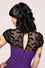 Hell Bunny Batsy Dress in Purple with Bat Mesh and Peter Pan Collar Halloween