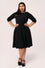 Hell Bunny Lois Dress Classic Black - Pre-order Estimated dispatch 29 August 2025