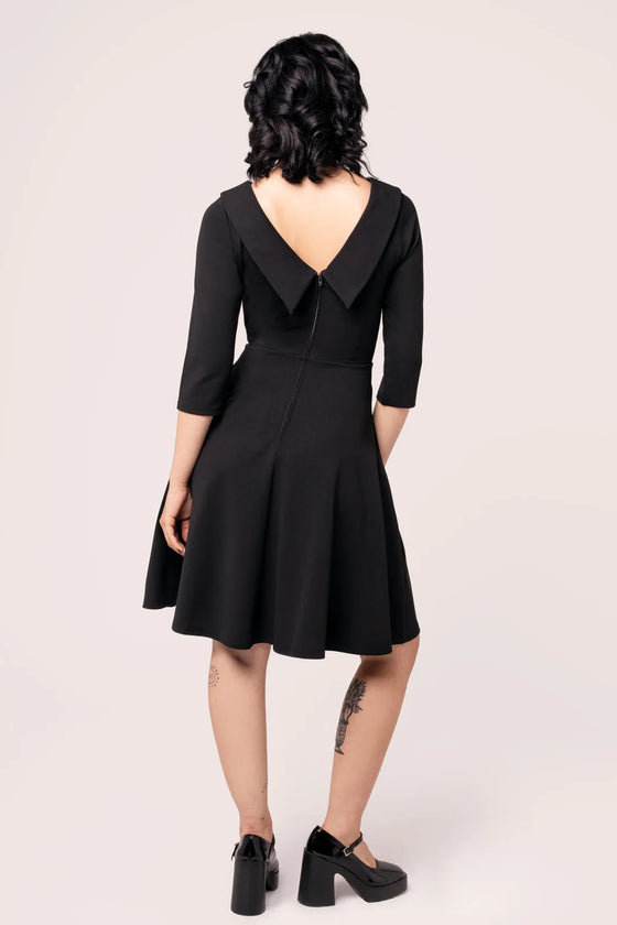 Hell Bunny Lois Dress Classic Black - Pre-order Estimated dispatch 29 August 2025