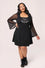 Hell Bunny Russula Dress with Mushroom Embroidery