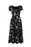 Hell Bunny Moonlit Midi Dress with Enchanting Woodland and Celestial Print