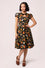Hell Bunny Grizedale Dress Forest Print Bunny Squirrel