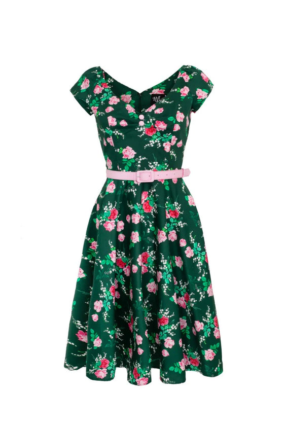 Hell Bunny Mabel Dress Classic Floral - Pre-order Estimated dispatch 29 August 2025