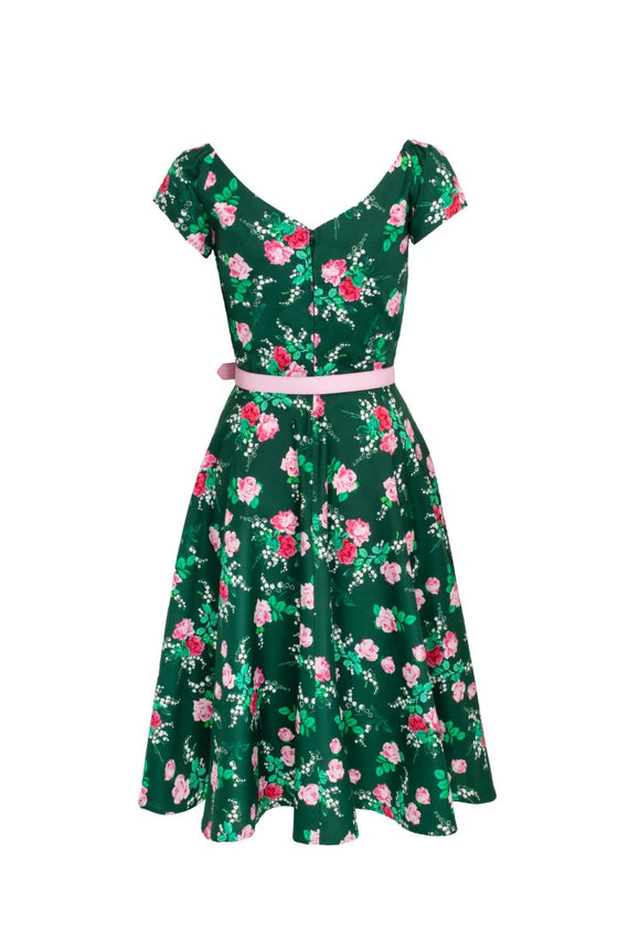 Hell Bunny Mabel Dress Classic Floral - Pre-order Estimated dispatch 29 August 2025