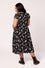 Hell Bunny Leah Midi Maxi Dress with Tattoo Inspired Print