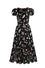 Hell Bunny Leah Midi Maxi Dress with Tattoo Inspired Print