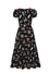 Hell Bunny Leah Midi Maxi Dress with Tattoo Inspired Print