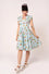 Hell Bunny Beatrix Knee Dress in Blue Bunny & Deer Print -  PRE-ORDER estimated dispatch 6 March 2026