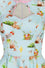 Hell Bunny Beatrix Knee Dress in Blue Bunny & Deer Print -  PRE-ORDER estimated dispatch 6 March 2026