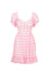 Hell Bunny Cindy Mini Dress in Classic Pink and White Gingham