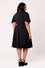 Hell Bunny Titania Knee Dress in Classic Black