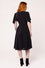 Hell Bunny Titania Knee Dress in Classic Black