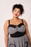 Hell Bunny Mel Knee Dress in Classic Black and White Gingham