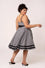 Hell Bunny Mel Knee Dress in Classic Black and White Gingham