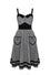Hell Bunny Mel Knee Dress in Classic Black and White Gingham